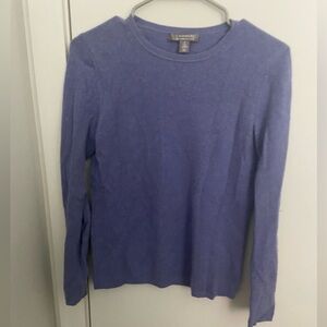 Indigo cashmere sweater